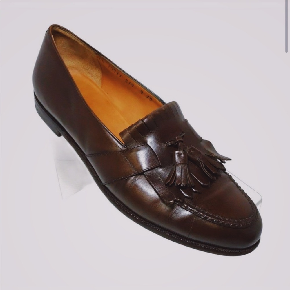 Salvatore Ferragamo Men’s Brown Tassel Loafers